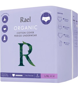 Rael Organic Cotton Period Underwear 4s (L/XL)