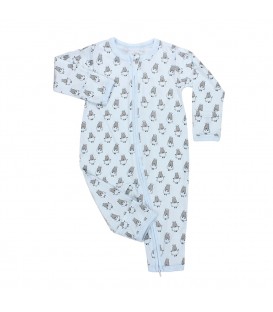Baa Baa Sheepz Romper Zip Small Sheepz Blue (0-6M)