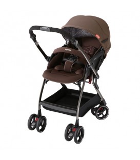 Aprica Optia Stroller (Brown)